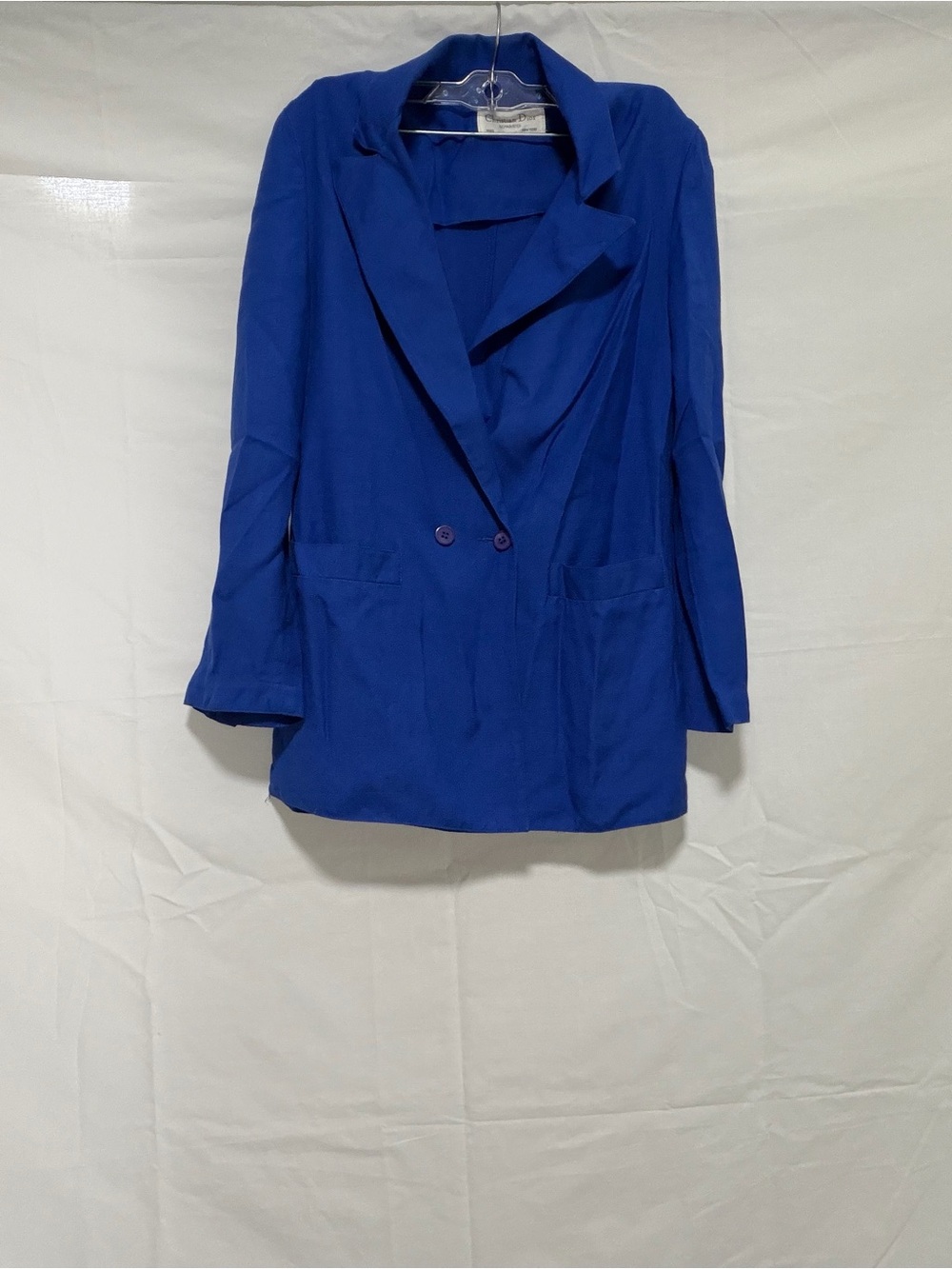 Dior Cobalt Blue Double-Breasted Blazer
